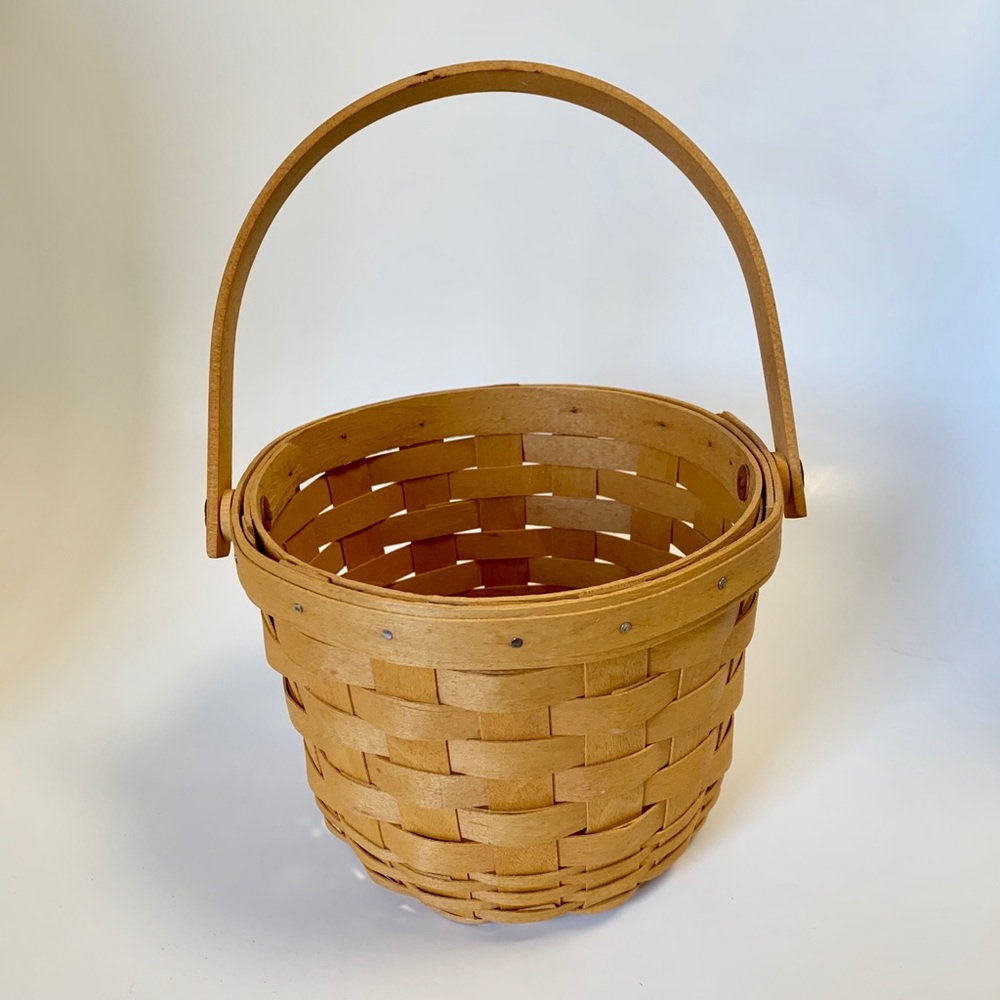 Vintage Longaberger Small Apple Basket